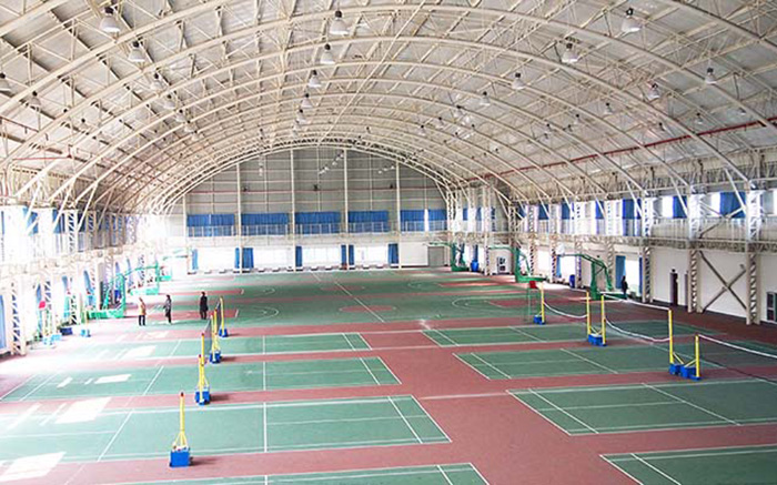 廣西大學行健文理學院硅PU體育館、塑膠田徑場