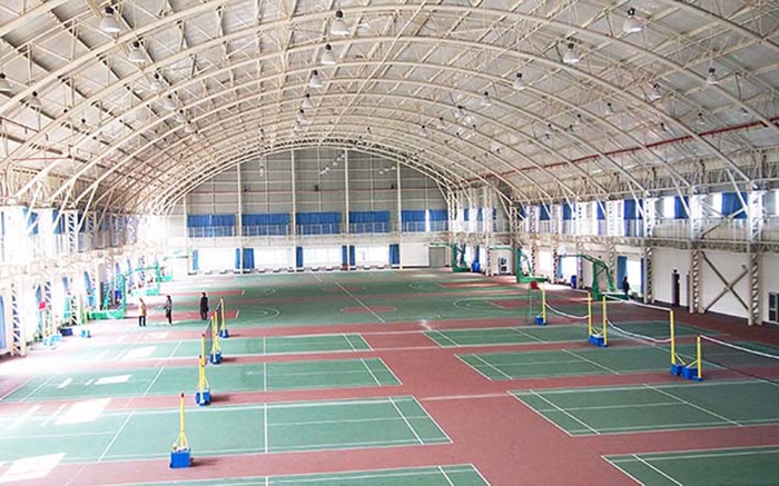 廣西大學行健文理學院硅PU體育館、塑膠田徑場