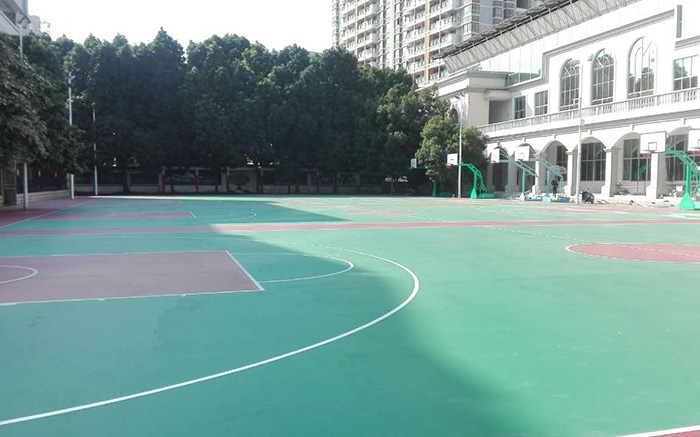 南寧市外國語學校-硅PU籃球場