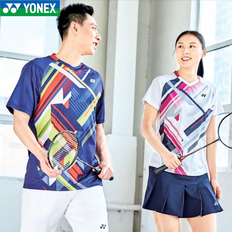 YONEX尤尼克斯正品羽毛球鞋110230BCR 運動T恤（男）